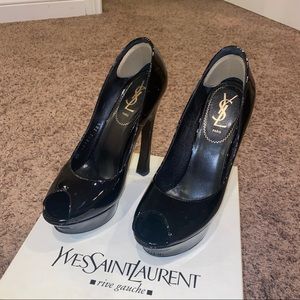 YSL PATENT LEATHER SHOES